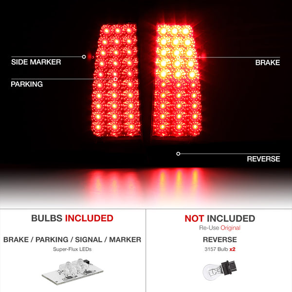 1999-2002 Chevrolet Silverado 1500 | 2500 | 3500 Chrome Tail Light