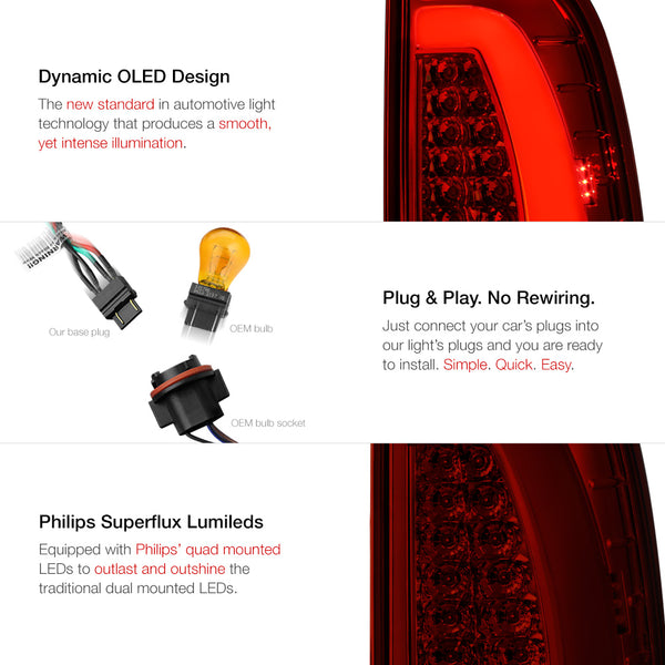 1997-2003 Ford F-150 Red Tail Light