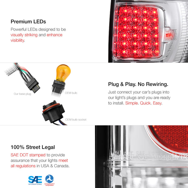 2007-2013 Toyota Tundra Chrome Tail Light