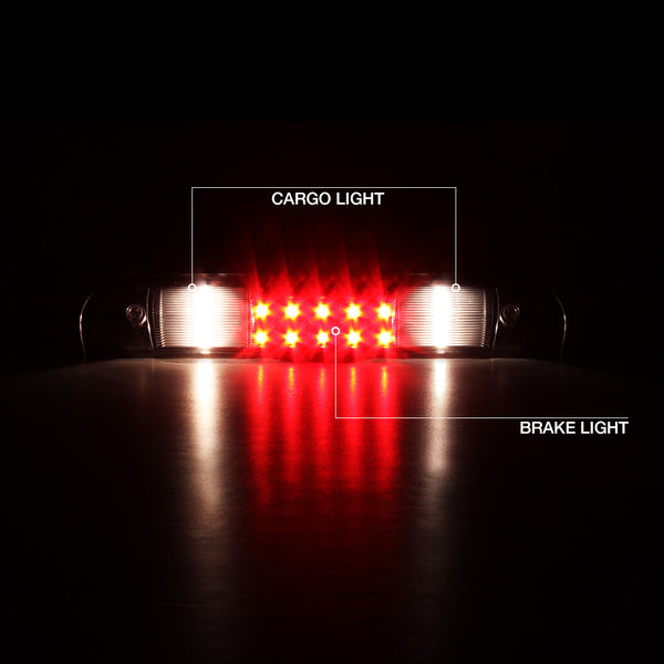 2002-2008 Dodge RAM 1500 Black Third Brake Light