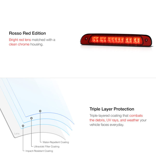 2000-2006 Toyota Tundra Black Third Brake Light