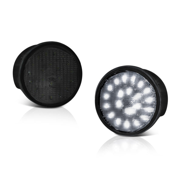 2007-2017 Jeep Wrangler Smoked Corner Light