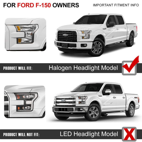 [Tron Style] Sinister Black Projector Head Lights