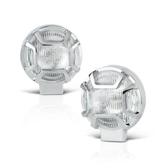 Universal DIY Light Kit Chrome Fog Light