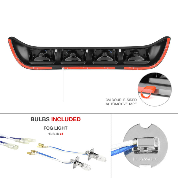 Universal DIY Light Kit Chrome Fog Light