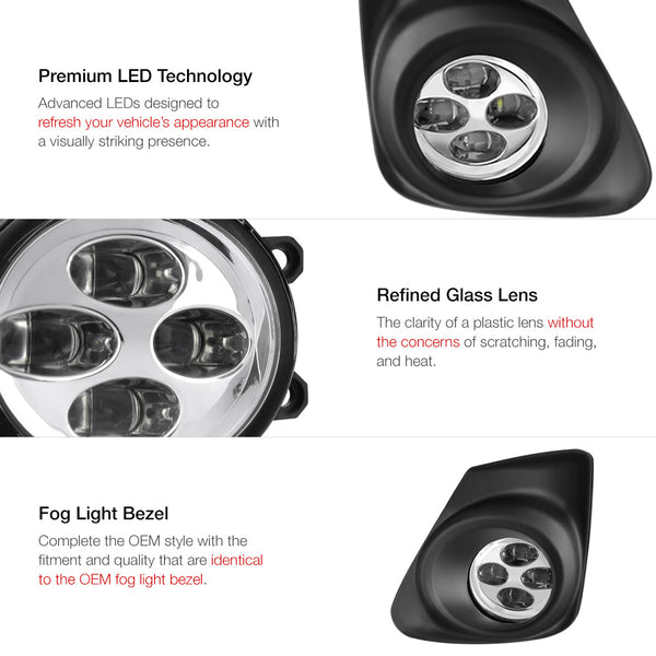 2011-2013 Toyota Corolla Chrome Fog Light