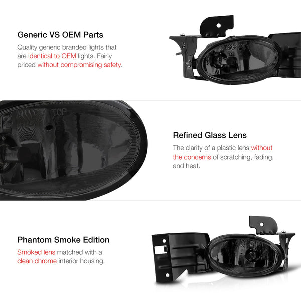 2008-2010 Honda Accord CS1 | CS2 Smoked Fog Light