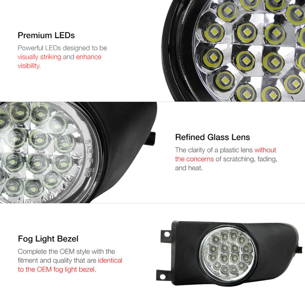 1997-2000 BMW E39 5-Series Chrome Fog Light