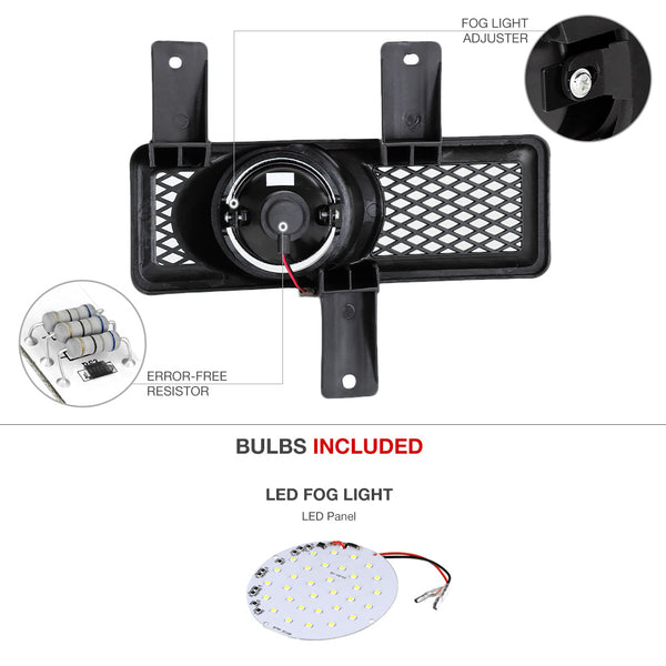 1997-1998 Ford F-150 Chrome Fog Light