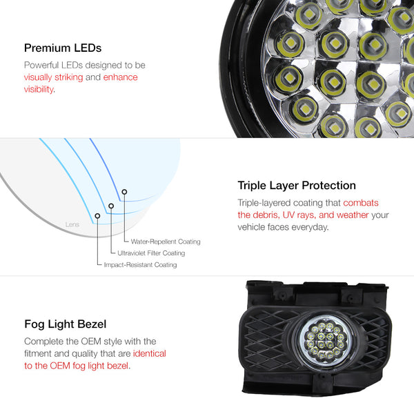 1997-2003 Ford F-150 Chrome Fog Light