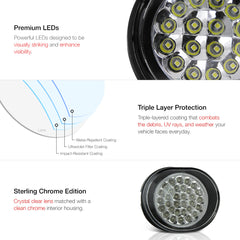 2002-2004 Jeep Liberty Chrome Fog Light