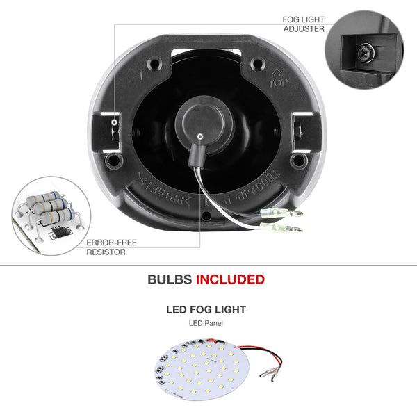 2002-2004 Jeep Liberty Chrome Fog Light