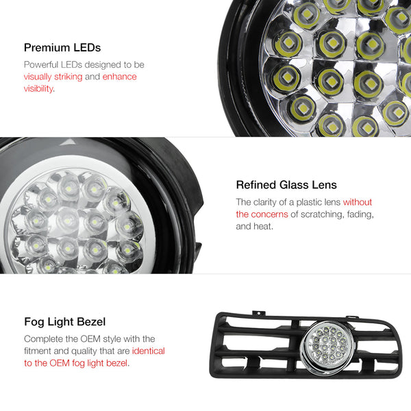 1999-2004 Volkswagen MK4 Golf Chrome Fog Light
