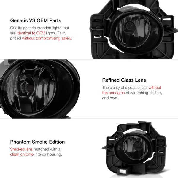 2007-2009 Nissan Altima Smoked Fog Light