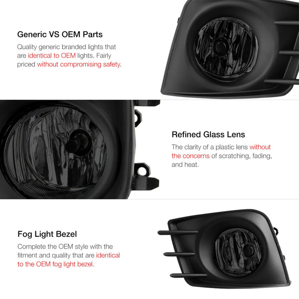 2011-2013 Scion tC Smoked Fog Light