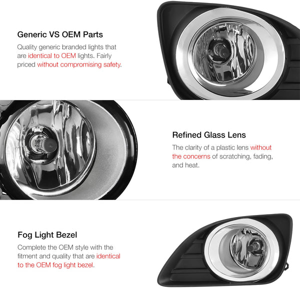 2010-2011 Toyota Camry Chrome Fog Light