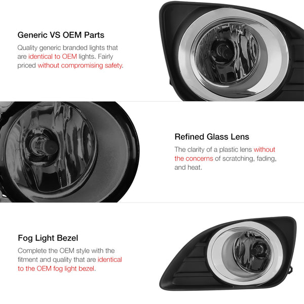 2010-2011 Toyota Camry Smoked Fog Light