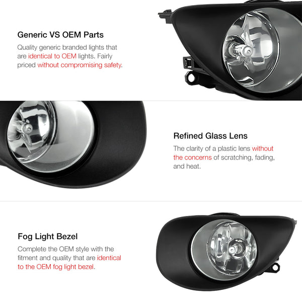 2006-2008 Toyota Yaris Chrome Fog Light