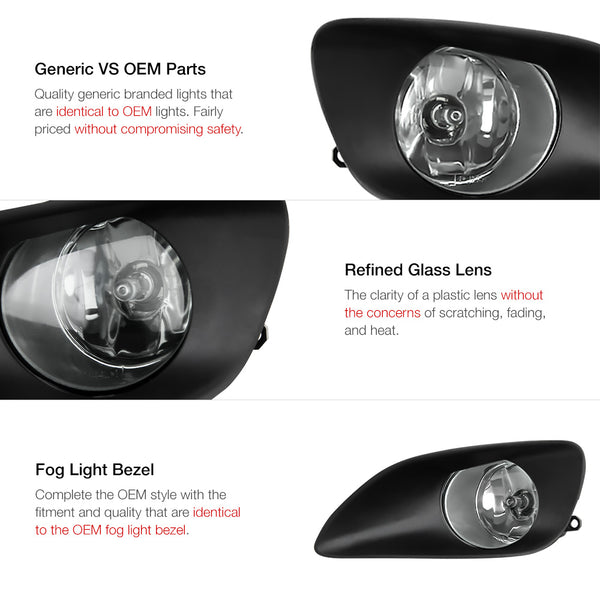 2007-2011 Toyota Yaris Chrome Fog Light