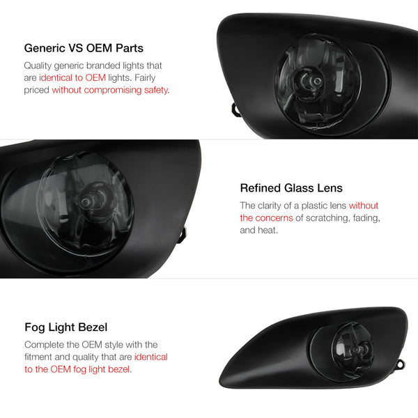 2007-2011 Toyota Yaris Smoked Fog Light