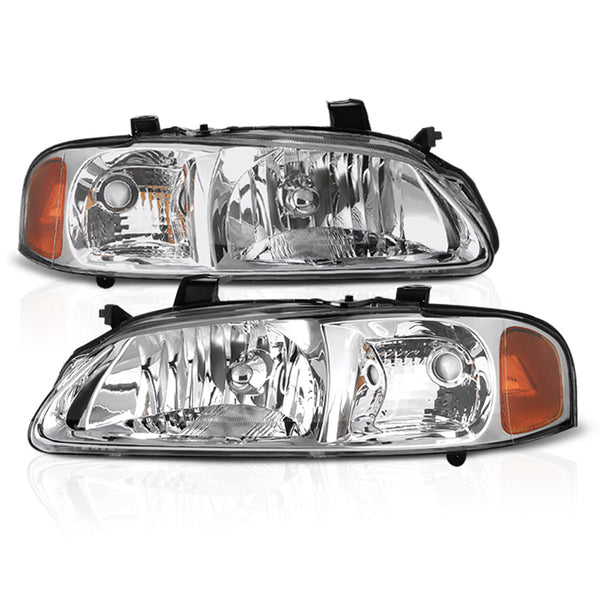 2000-2003 Nissan Sentra Chrome Headlight