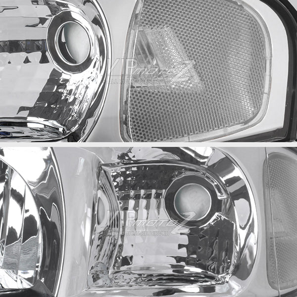 2000-2003 Nissan Sentra Chrome Headlight