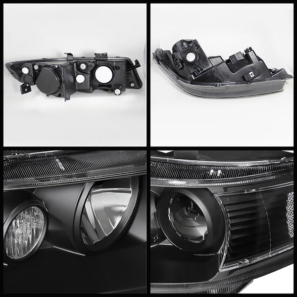2004-2005 Acura TSX Black Headlight