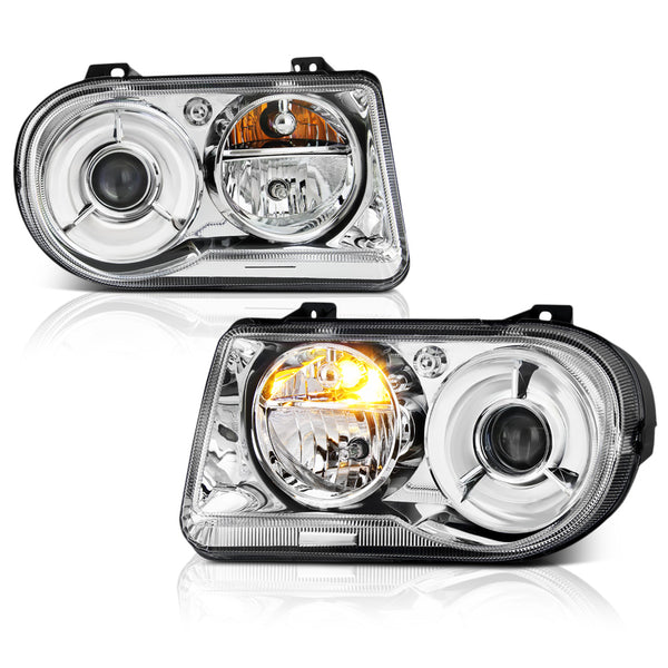 2005-2010 Chrysler 300C Chrome Headlight