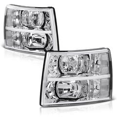 2007-2013 Chevrolet Silverado 1500 Chrome Headlight