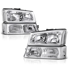 2003-2006 Chevrolet Silverado 1500 | 2500 | 3500 Chrome Headlight