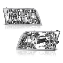 1998-2011 Ford Crown Victoria Chrome Headlight