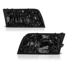 1998-2011 Ford Crown Victoria Smoked Headlight