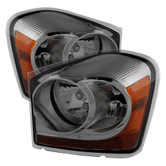 2004-2005 Dodge Durango Smoked Headlight