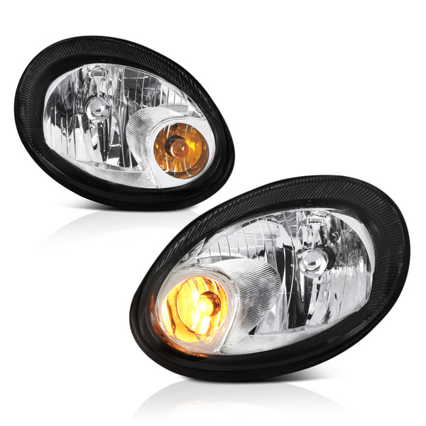 2003-2005 Dodge Neon Black Headlight