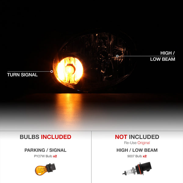 2003-2005 Dodge Neon Black Headlight