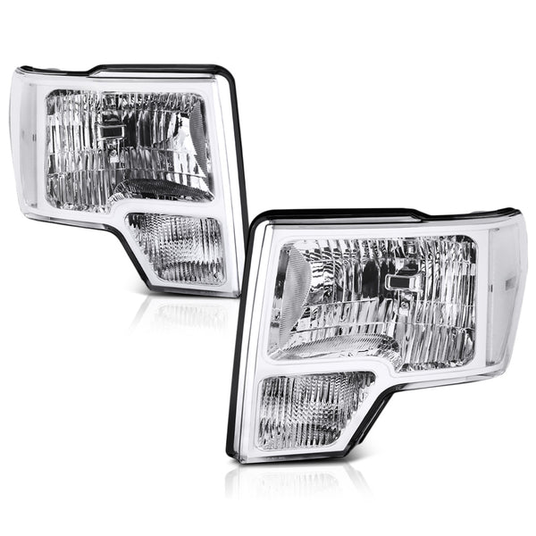 2009-2014 Ford F-150 Chrome Headlight