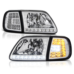 1997-2003 Ford F-150 Chrome Headlight