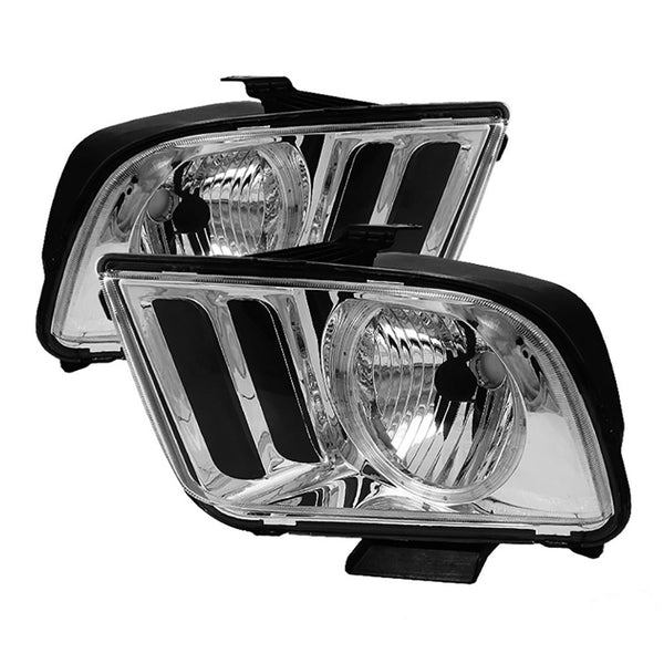 2005-2009 Ford Mustang Black Headlight