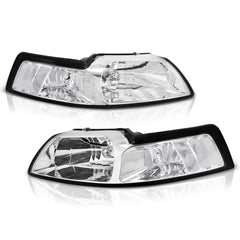 1999-2004 Ford Mustang Chrome Headlight