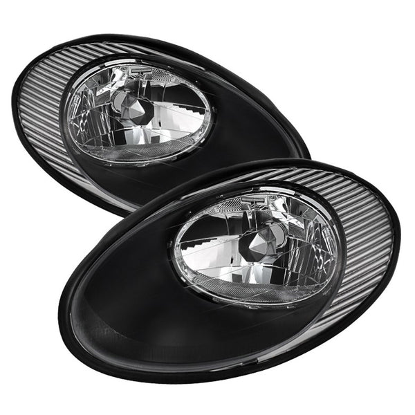 1996-1999 Ford Taurus Black Headlight