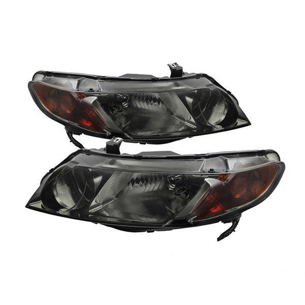 2006-2011 Honda Civic Smoked Headlight