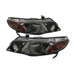 2006-2011 Honda Civic Smoked Headlight