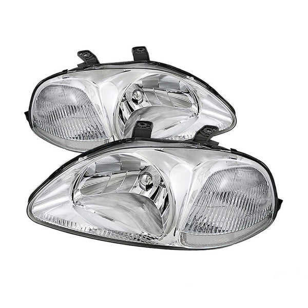 1996-1998 Honda Civic Chrome Headlight