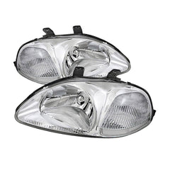 1996-1998 Honda Civic Chrome Headlight
