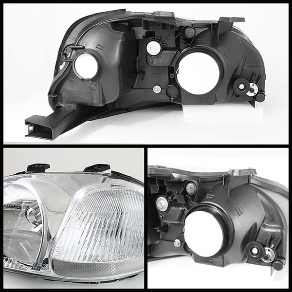 1996-1998 Honda Civic Chrome Headlight