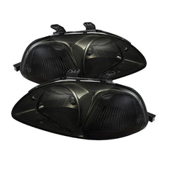 1996-1998 Honda Civic Smoked Headlight