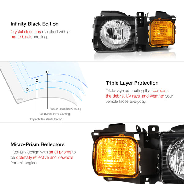2006-2010 Hummer H3 Factory Style Headlight