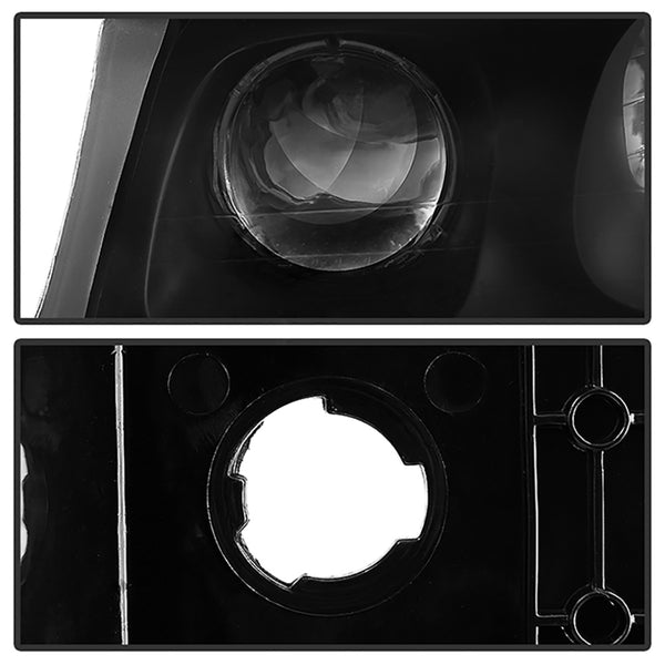 1998-2002 Lincoln Town Car Sinister Black Headlight