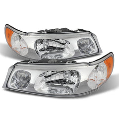 1998-2002 Lincoln Town Car Chrome Headlight