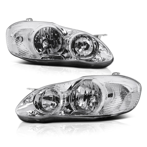 2003-2008 Toyota Corolla Chrome Headlight